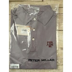 Peter Millar Texas A&M Aggies Summer Comfort Polo  Size Medium Maroon